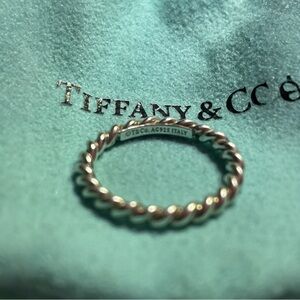 Tiffany & Co. Silver Rope Ring